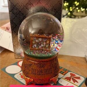 Taylor Swift The Eras Tour Globe with Colorful Confetti